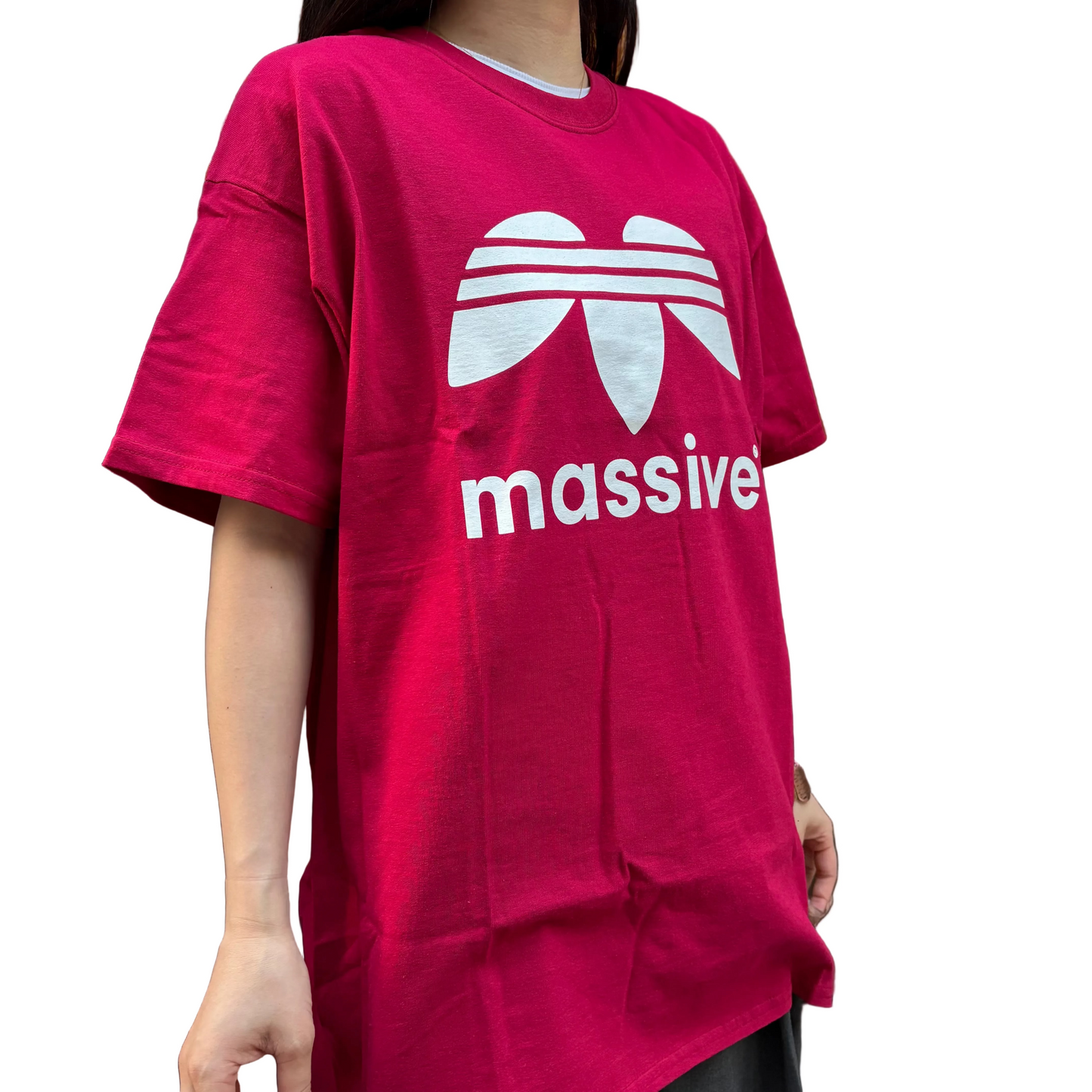 HOTBOX SESSIONS ホットボックスセッションズ "MASSIVE " Tシャツ ブラック/レッド