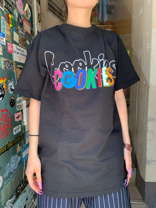 Cookies クッキーズ ON THE BLOCK TEE Tシャツ ブラック/ホワイト