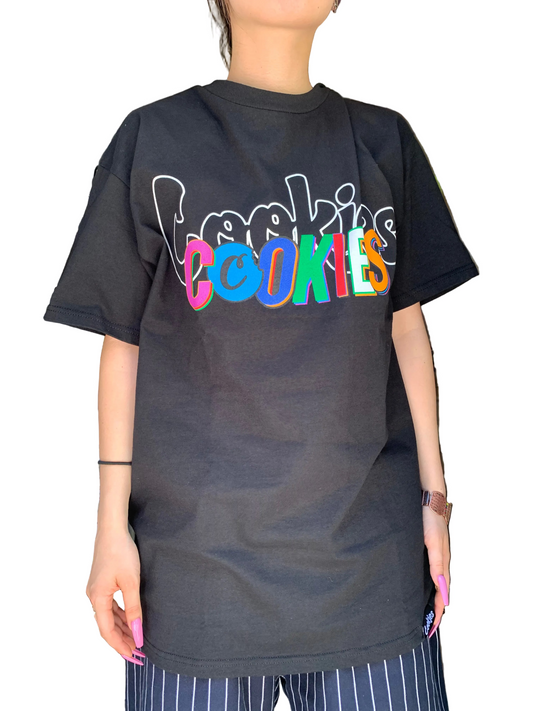 【SALE!!】Cookies クッキーズ ON THE BLOCK TEE Tシャツ ブラック/ホワイト