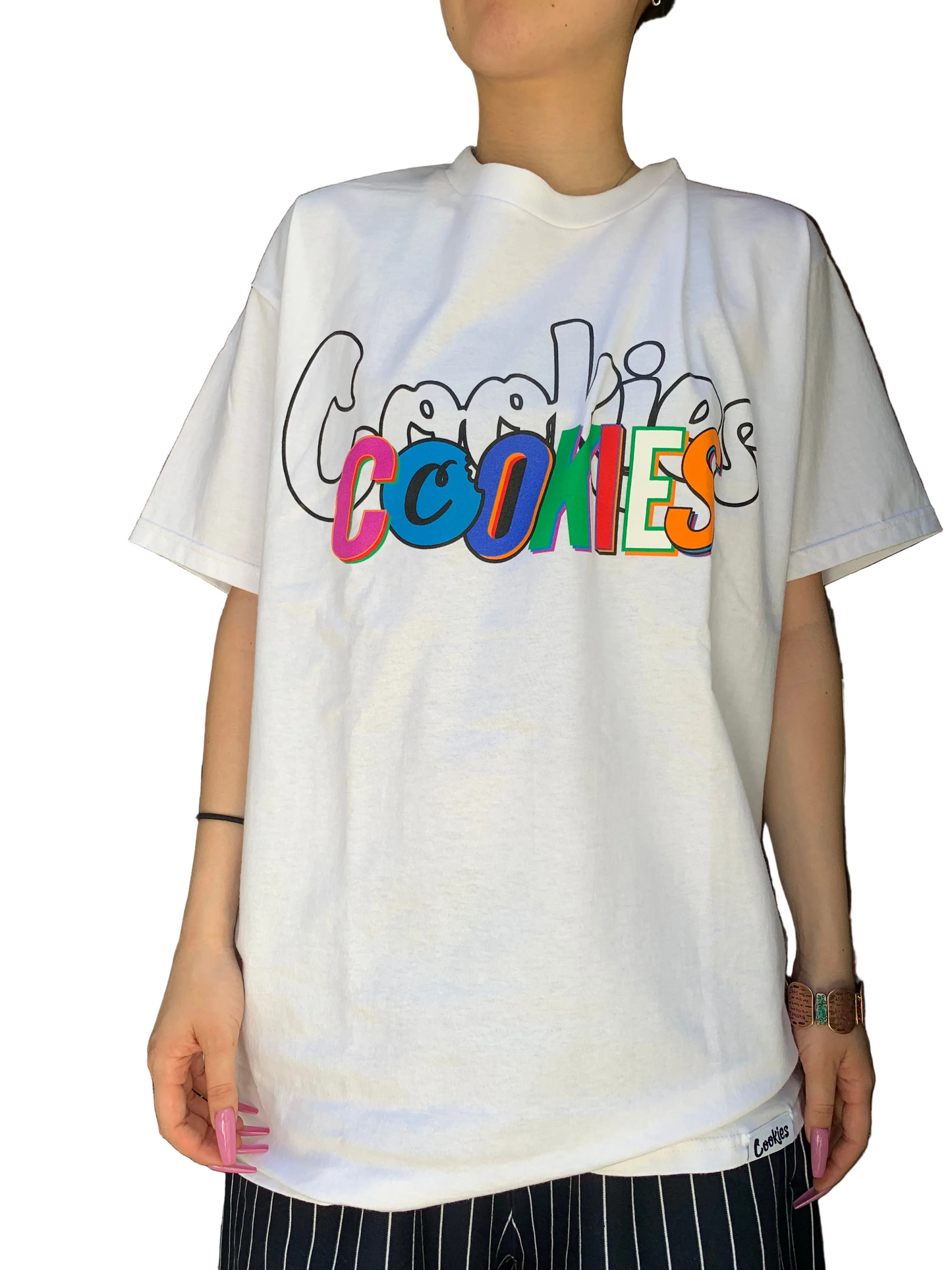 【SALE!!】Cookies クッキーズ ON THE BLOCK TEE Tシャツ ブラック/ホワイト