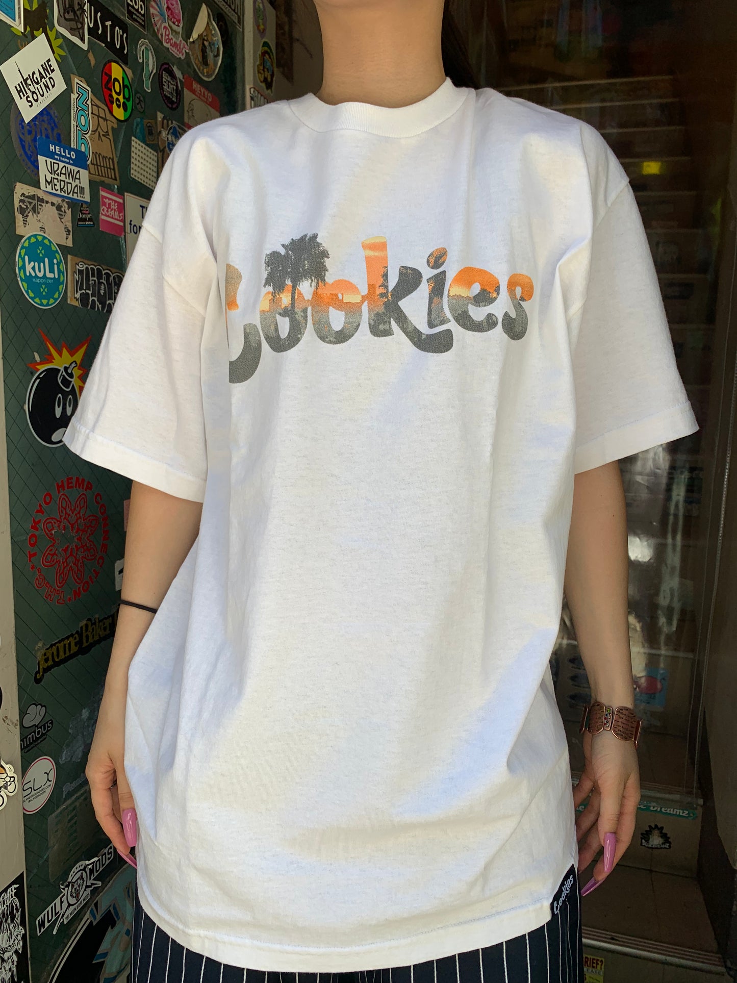 【SALE!!】Cookies クッキーズ "TOriginal Mint Palm" tee White Tシャツ ホワイト