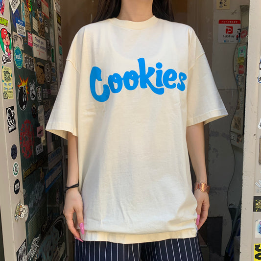 【SALE!!】Cookiesクッキーズ "Original Logo" tee Tシャツ ナチュラル/ミント