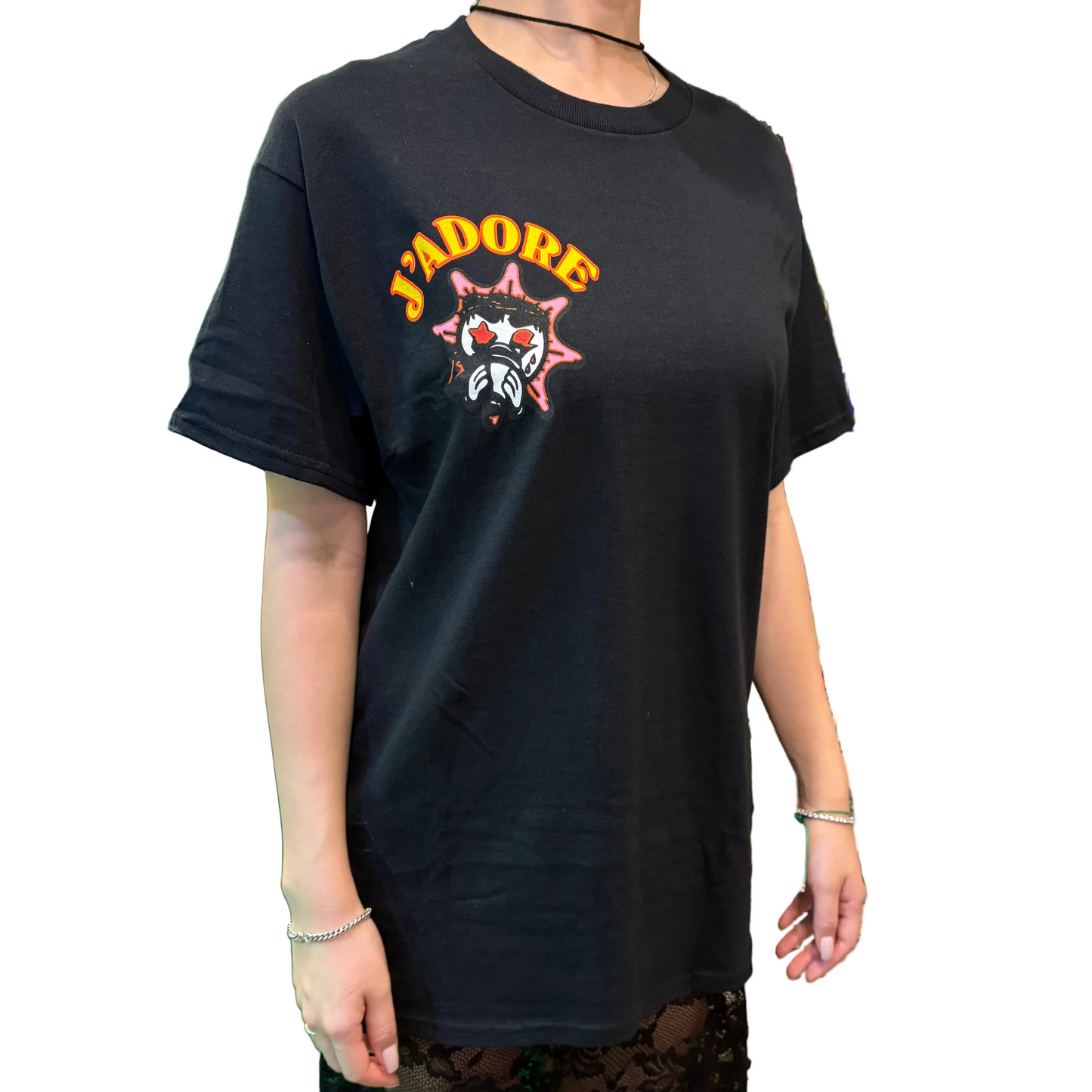 Glo Gang グロギャング J'Adore Tee (Black) Tシャツ