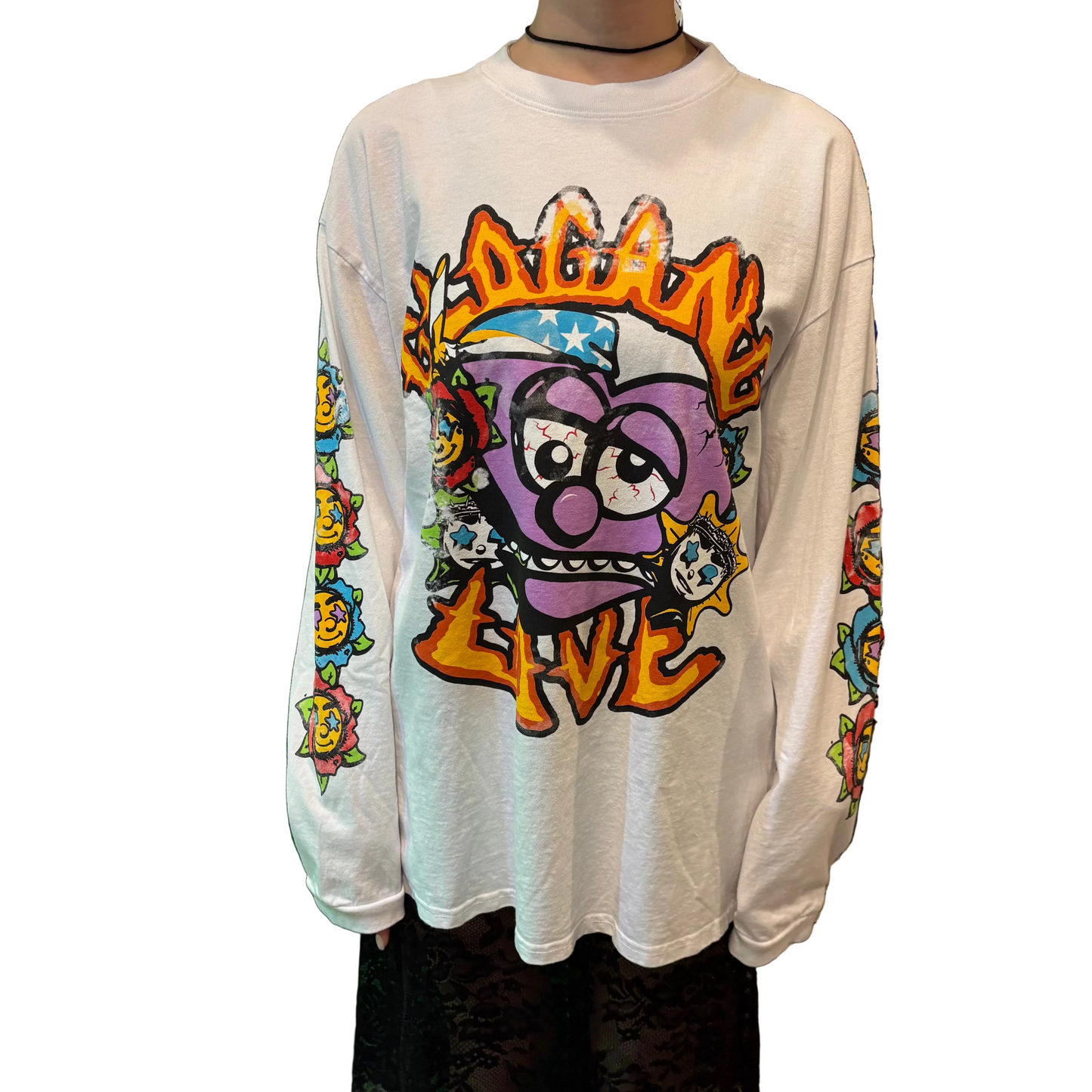 GLO GANG グロギャング Love White LONG SLEEVE TEE L/S ロンTシャツ ホワイト