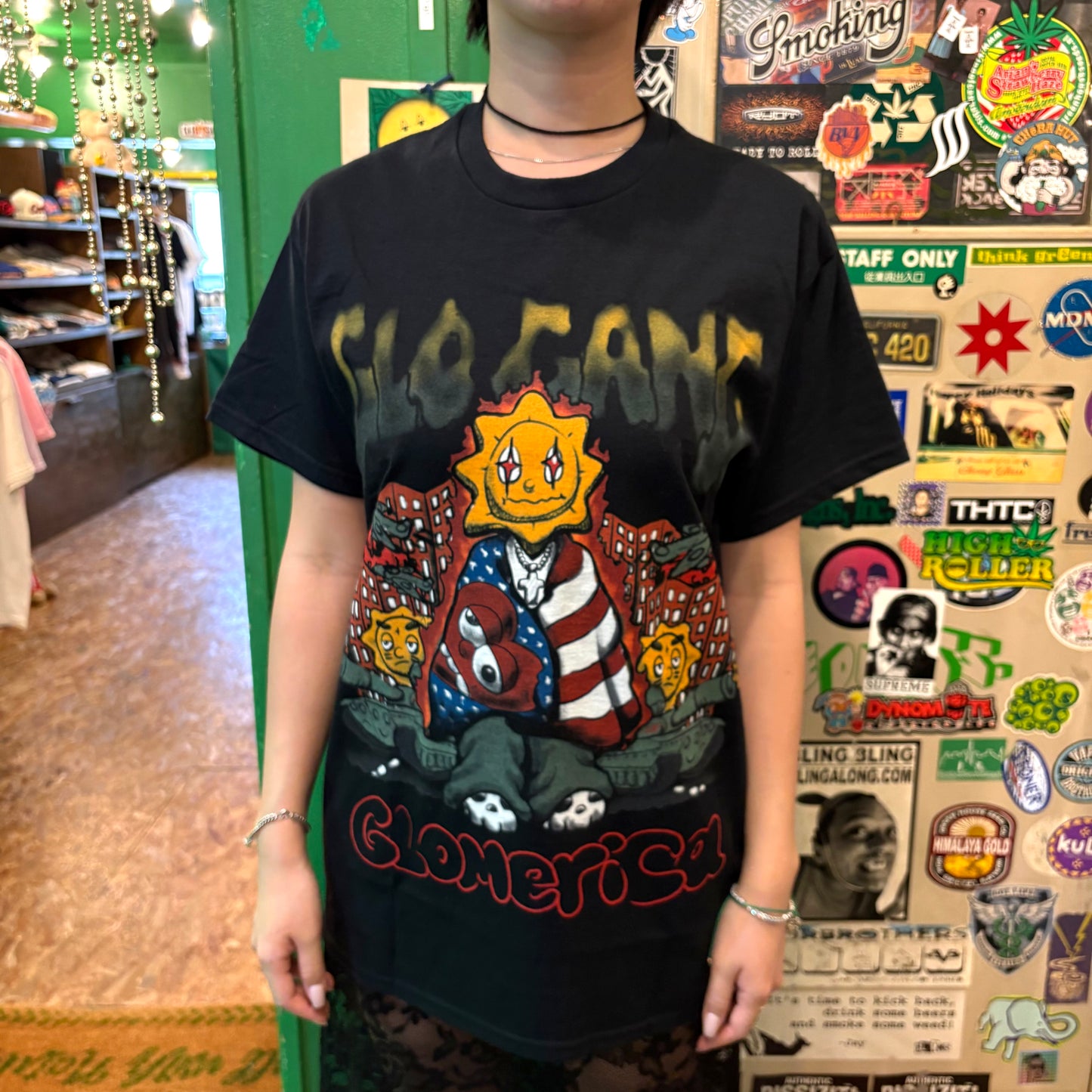Glo Gang グロギャング
American Glory Tee (Camo/Black) Tシャツ