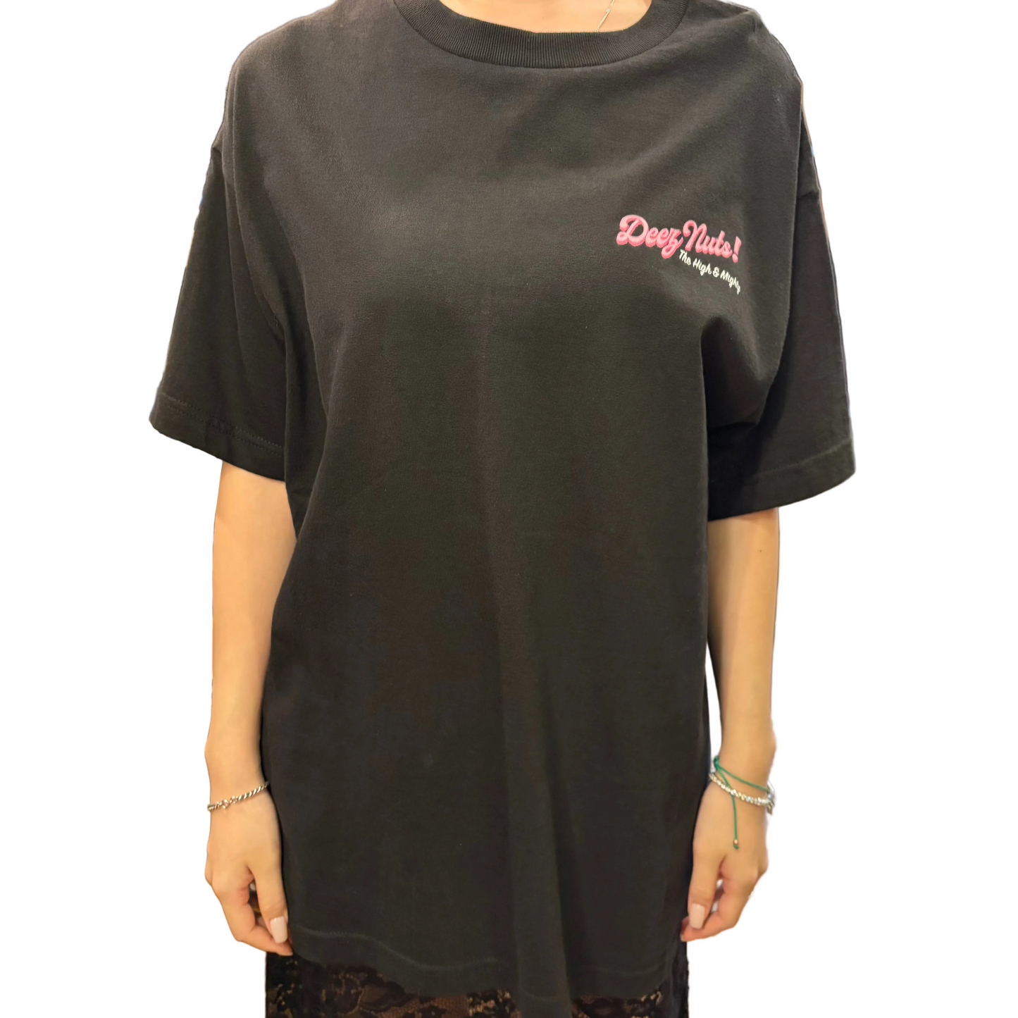 The High & Mighty ザハイアンドマイティー Deez Nuts Black T-Shirt Tシャツ ブラック