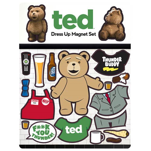Ted テッド Dress-Up Magnet Set 着せ替えマグネットセット