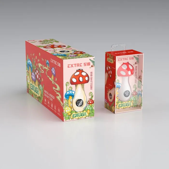 E-MUSH Digital Screen Mushroom Battery 510バッテリー ベポライザー