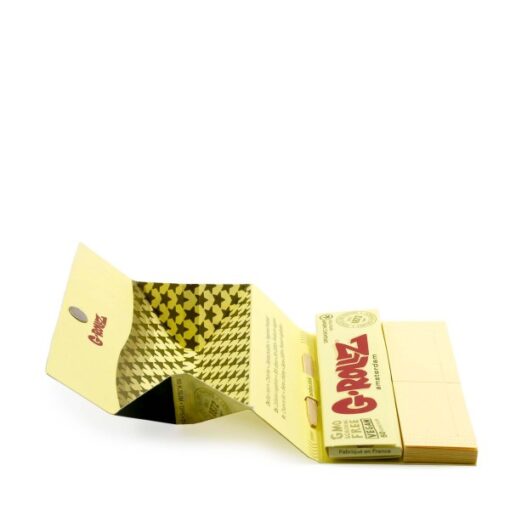 G-ROLLZ ジーロールズ Vegas Pop Organic Hemp Extra Thin Kingsize Papers + Tips & Tray ペーパー+チップ+トレイ