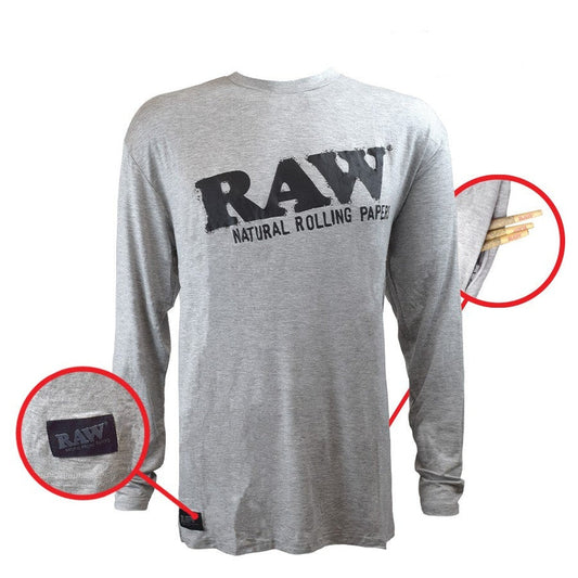 RAW ロウ LONG SLEEVE CREWNECK TEE L/S ロングTシャツ