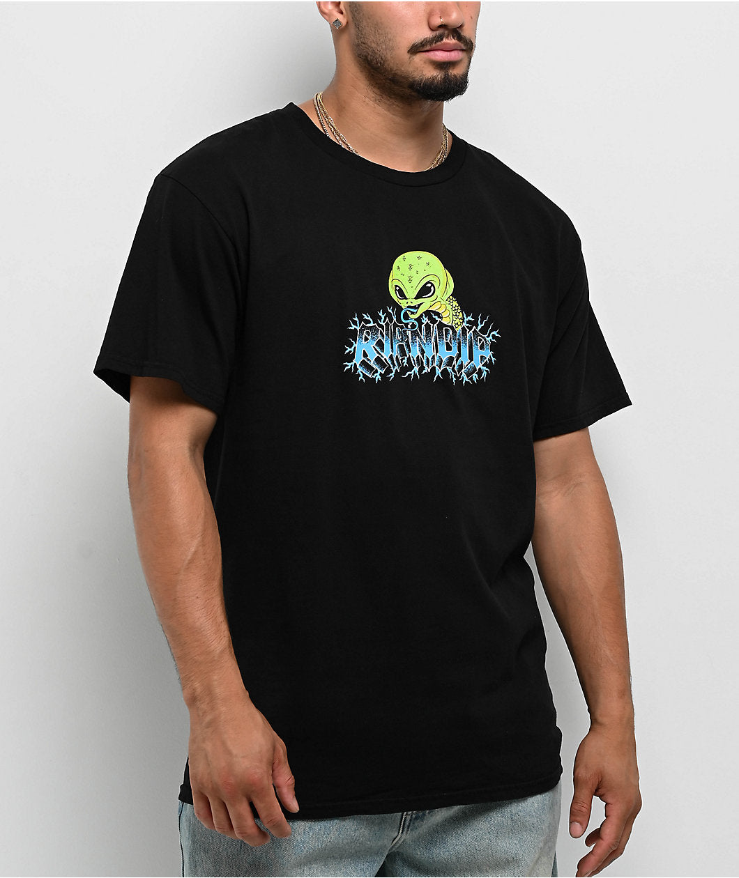 RIPNDIP リップンディップ Skull & Bones Black T-Shirt Tシャツ