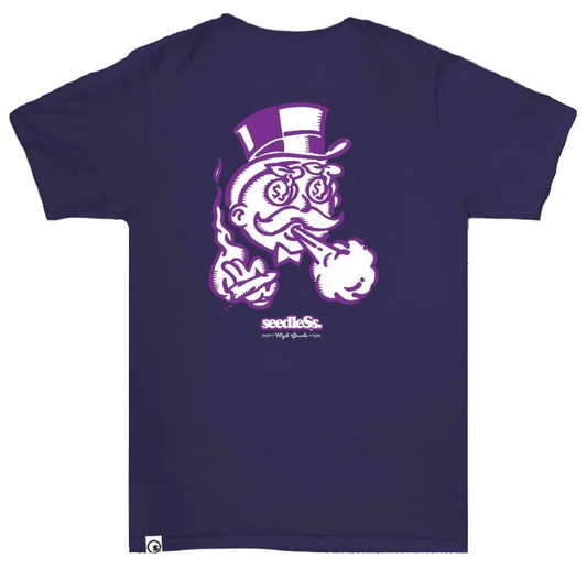 seedleSs シードレス Weed Money s/s t-shirts Made in U.S.A Tシャツ ネイビー