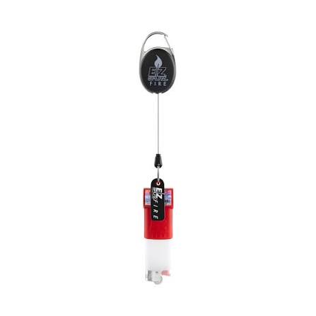 EZ Fire lighter leash with splitter & Belt Clip スプリッター&伸縮式ライターホルダー