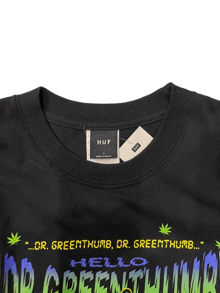 HUF x Cypress Hill ハフxサイプレスヒル Dr. Greenthumb Black T-Shirt Tシャツ ブラック