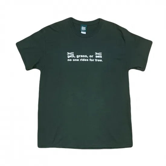 HOTBOX SESSIONS ホットボックスセッションズ " NO ONE RIDES FREE" Tシャツ グリーン/ネイビー/ブラック