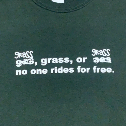 HOTBOX SESSIONS ホットボックスセッションズ " NO ONE RIDES FREE" Tシャツ グリーン/ネイビー/ブラック