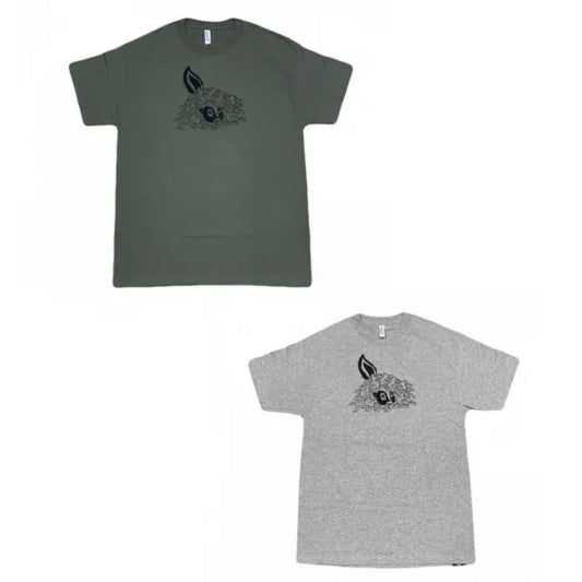 HOTBOX SESSIONS ホットボックスセッションズ "FLOWER" Tシャツ  グレー/オリーブ