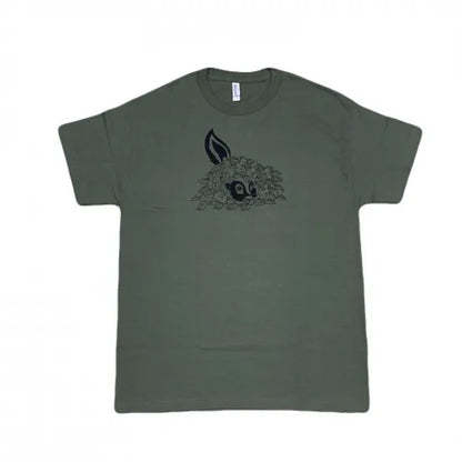 HOTBOX SESSIONS ホットボックスセッションズ "FLOWER" Tシャツ  グレー/オリーブ