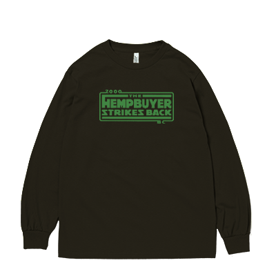 2000B.C. ORIGINALS ツーサウザンドビーシーオリジナルズ "HEMP BUYER STRIKES BACK" black ロングTシャツ ブラック