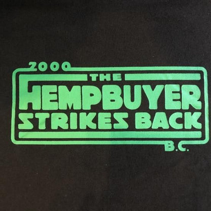 2000B.C. ORIGINALS ツーサウザンドビーシーオリジナルズ "HEMP BUYER STRIKES BACK" black ロングTシャツ ブラック