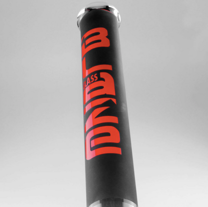 BLAZE ブレイズ GLASS STRAIGHT Cylinder Water Pipe Ice black 水パイプ