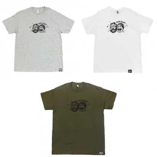 HOTBOXSESSIONS ホットボックスセッションズ "C&C SITE" 漫☆  Tシャツ ホワイト/ブルー/グレー/オリーブ