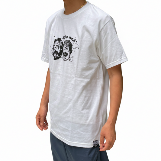 HOTBOXSESSIONS ホットボックスセッションズ "C&C SITE" 漫☆  Tシャツ ホワイト/ブルー/グレー/オリーブ