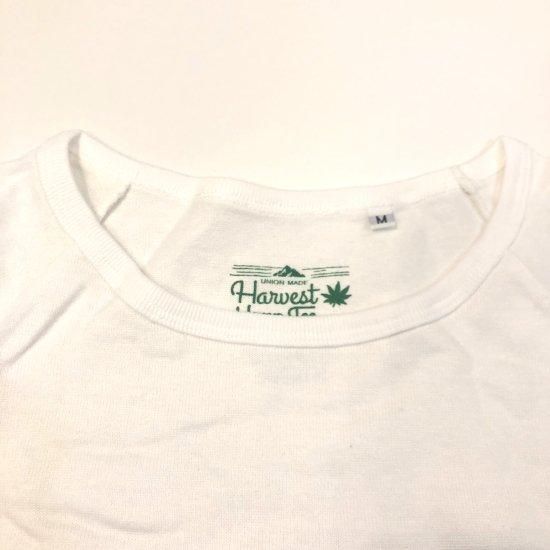 HARVEST HEMP TEE  ハーベストヘンプ× HOTBOX SESSIONS  ホットボックスセッションズ"Baseball Tee" LONG SLEEVE TEE L/S ロングTシャツ