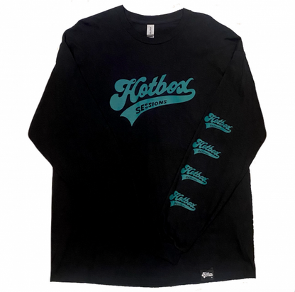 HOTBOXSESSIONS  ホットボックスセッションズ "ORIGINAL LOGO" LONG SLEEVE TEE L/S ロングTシャツ ブラック