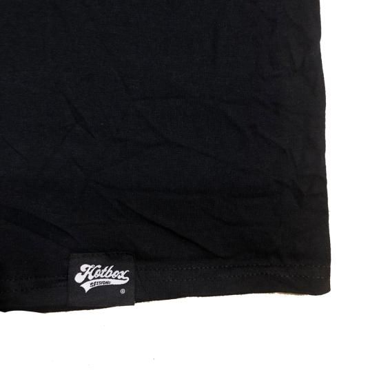 HOTBOXSESSIONS  ホットボックスセッションズ "ORIGINAL LOGO" LONG SLEEVE TEE L/S ロングTシャツ ブラック
