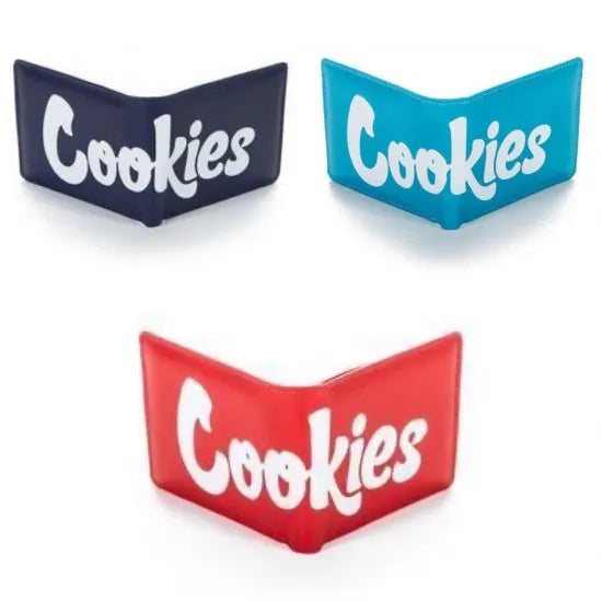 Cookies クッキーズ  TEXTURED FAUX LEATHER WALLET ウォレット 財布 クッキーズブルー/ネイビー/レッド