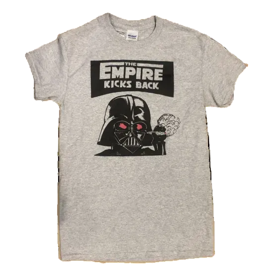 "THE EMPIRE KICKS BACK Tee" グレー Tシャツ