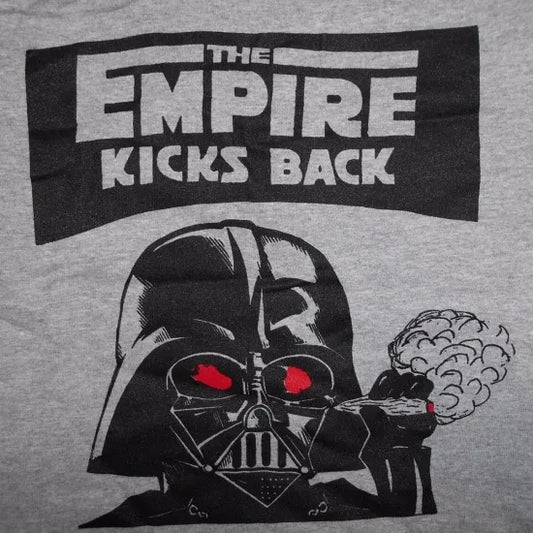 "THE EMPIRE KICKS BACK Tee" グレー Tシャツ