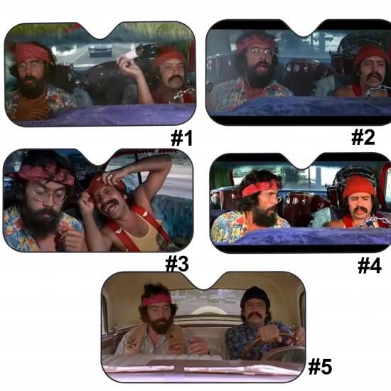 Cheech & Chong チーチ＆チョン Car Sun Shades カーサンシェード