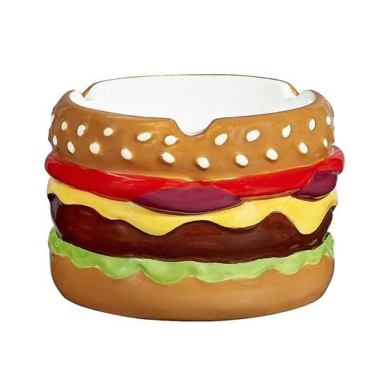 Cheeseburger Ceramic Ashtray チーズバーガーセラミック灰皿