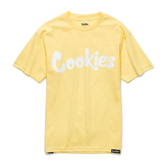 【SALE!!】Cookies クッキーズ"Original Logo" tee Tシャツ イエロー/ホワイト