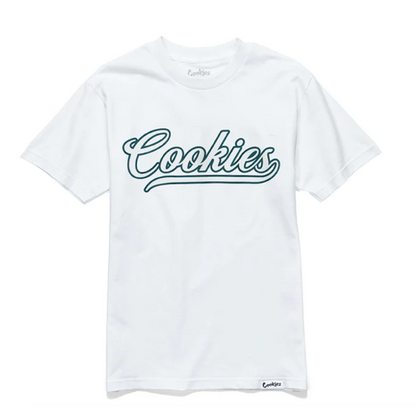 【SALE!!】 Cookies クッキーズ PACK TALK LOGO 3 TEE ホワイト Tシャツ