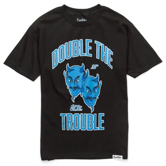 【SALE!!】Cookies  クッキーズ X OTX DOUBLE THE TROUBLE TEE ブラック Tシャツ