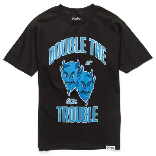 【SALE!!】Cookies  クッキーズ X OTX DOUBLE THE TROUBLE TEE ブラック Tシャツ