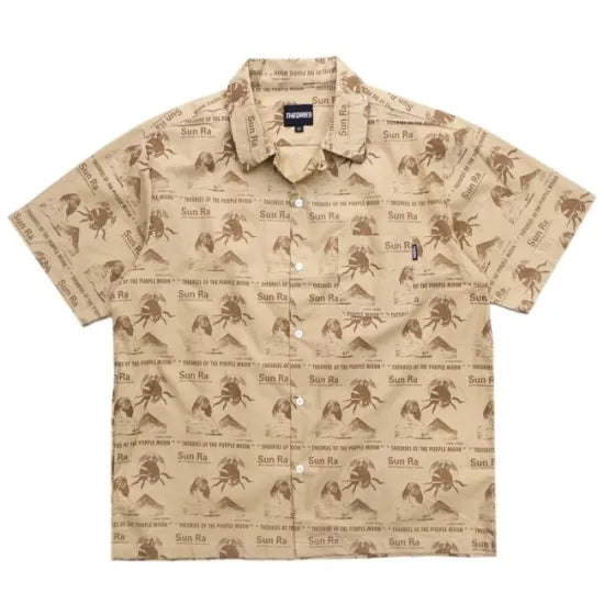 THEORIES セオリーズ PURPLE MOON VACATION S/S SHIRT / PEACH シャツ