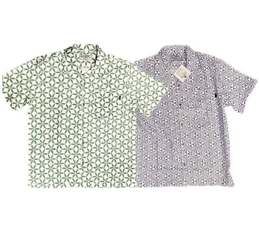 A HOPE HEMP アポープヘンプ S/S SHIRT シャツ 星麻