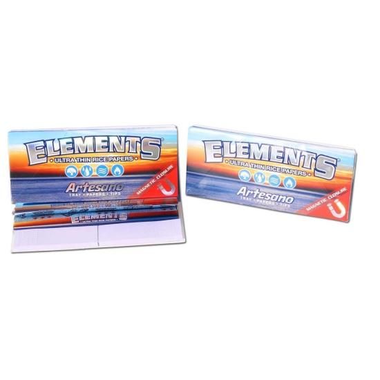 ELEMENTS エレメンツ Artesano Rice Papers king size ペーパー＋チップ＋トレー