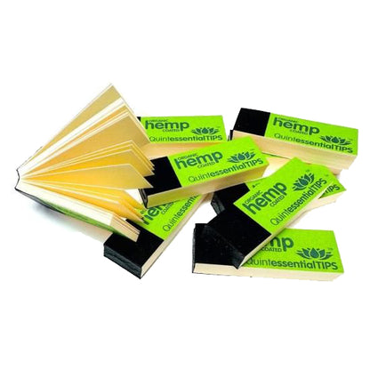 Quintessential クインテセンシャル Organic Hemp Coated Rolling Tips 小 チップ