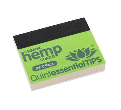 Quintessential クインテセンシャル Organic Hemp Coated Rolling Tips 大  チップ