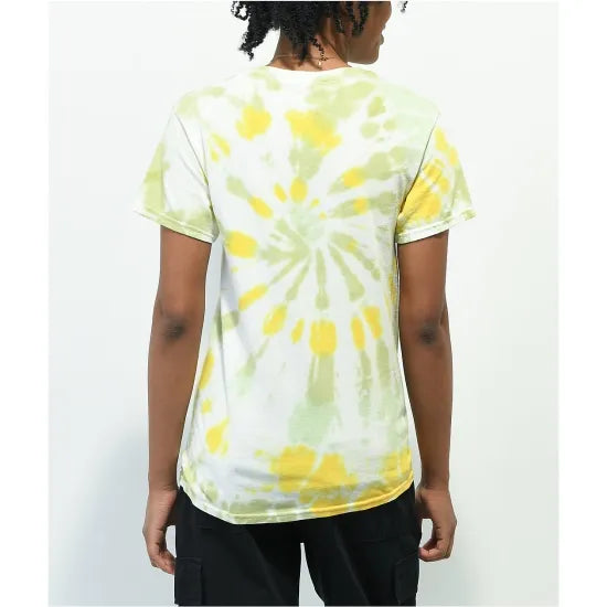 Your Highness ユアハ
イネス Meditation Skeleton Orange & Green Tie Dye T-Shirt Tシャツ オレンジ&グリーン