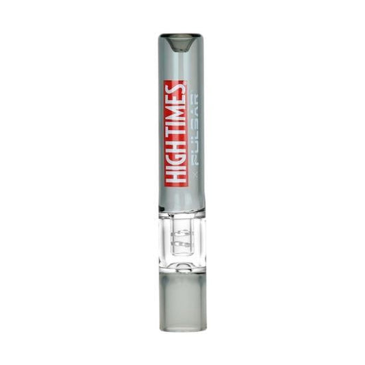 High Times x PULSAR ハイヘンプ×パルサー Chillum with Ash Catcher ガラスパイプ