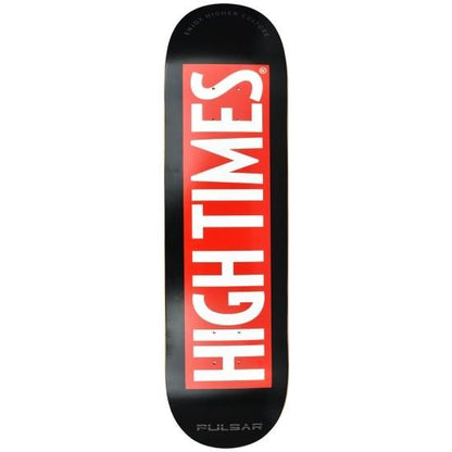 High Times x PULSAR ハイタイムス×パルサー SK8 Deck  Black Logo スケートボードデッキ SK8