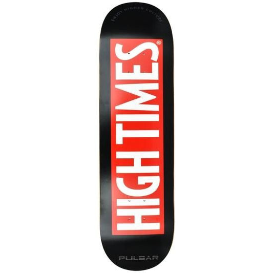 High Times x PULSAR ハイタイムス×パルサー SK8 Deck  Black Logo スケートボードデッキ SK8