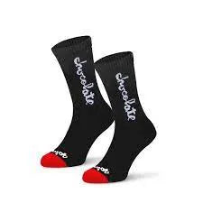 RYOT x CHOCOLATE ライオット×チョコレート STASH SOCKS W/INTERIOR POCKET スタッシュポケット付きソックス ブラック/ホワイト