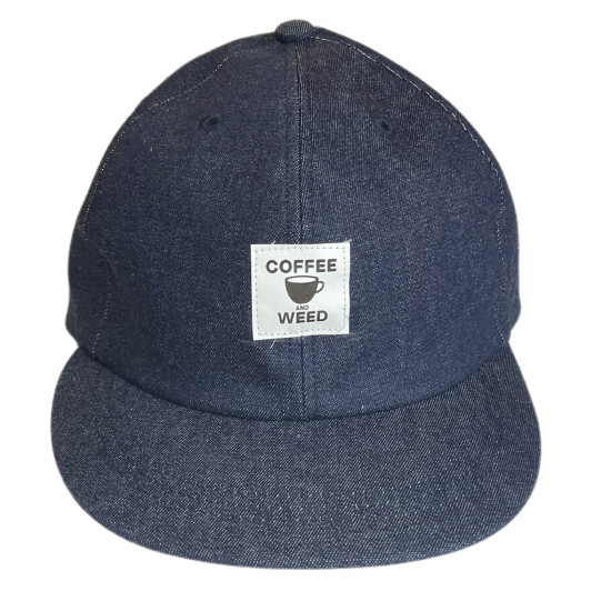 HOTBOX SESSIONS ホットボックスセッションズ "Coffee&We○d" 6P CAP キャップ グリーン/ブラックデニム/ブラック